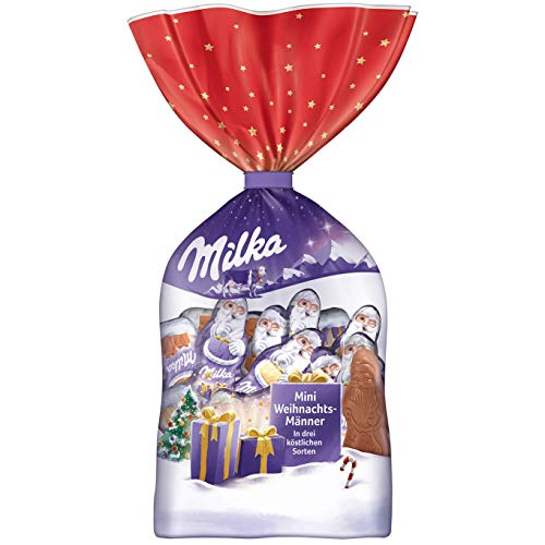 Milka Mini Weihnachtsmänner 1 x 120g, Alpenmilch...
