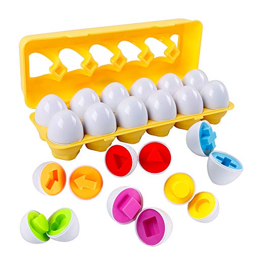 HVDHYY Spielzeug Eier Kinder Passendes12Stck Farbe...