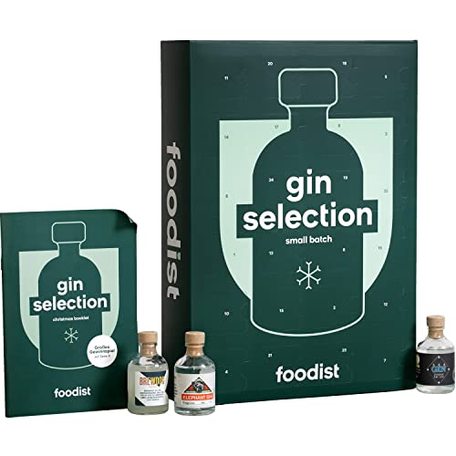 Foodist Gin Adventskalender 2022 exklusive Gins...