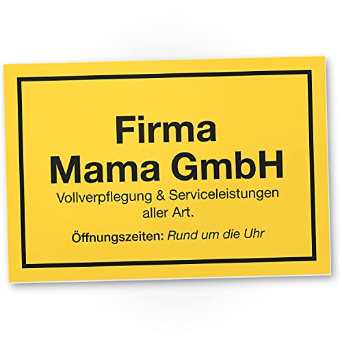 DankeDir! Firma Mama GmbH Kunststoff Schild -...