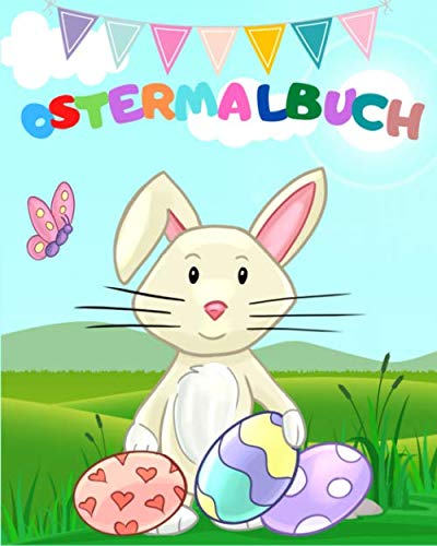 Ostermalbuch: 33 Illustration | Malbuch für...