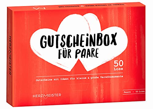 NEU: Gutscheinbox für Paare I 50 Gutschein-Lose...