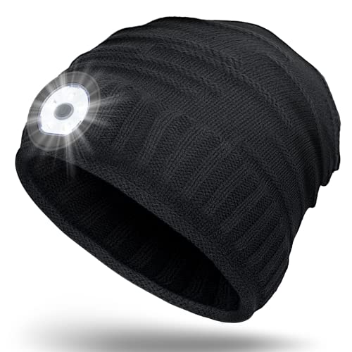 Geschenke für Männer Mütze mit LED Licht -...