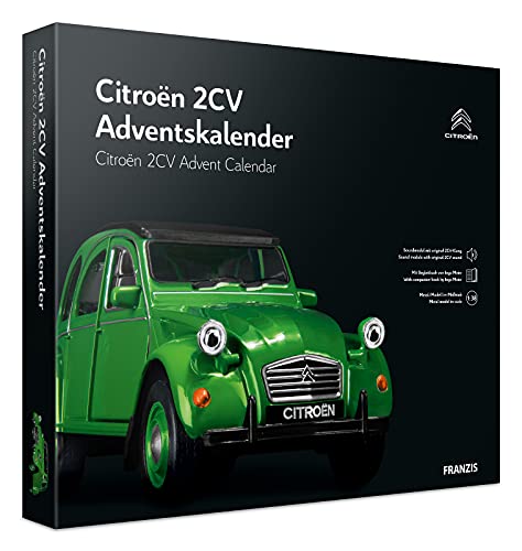 FRANZIS 55154 - Citroen 2CV Adventskalender grün,...