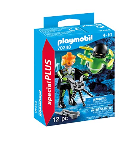 PLAYMOBIL Special Plus 70248 Agent mit Drohne, ab...