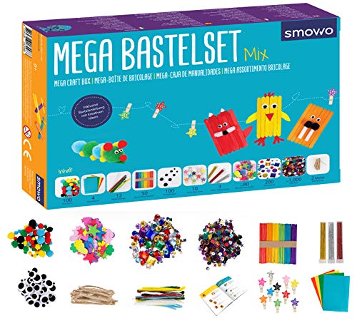 Smowo Mega Bastelset Starterset - Bastelbox Mix -...