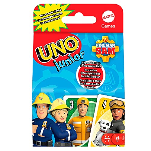 Mattel Games HFC80 - UNO Junior Feuerwehrmann Sam...