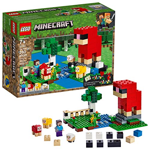 LEGO Minecraft The Wool Farm 21153 Building Kit,...