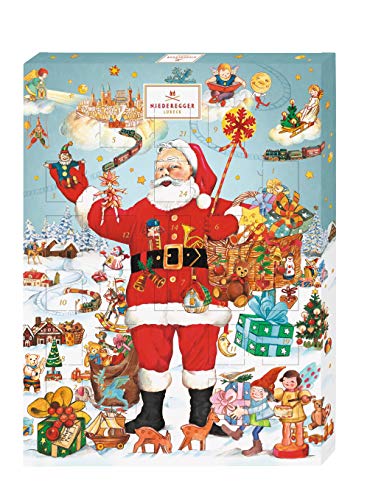 Niederegger Adventskalender Weihnachtsmann,...