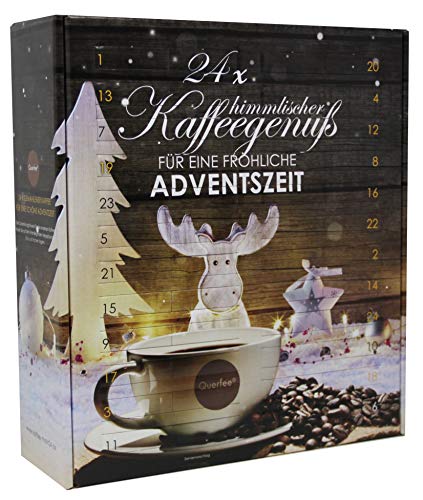 Kaffee Adventskalender mit 24 Türchen - 24 x...