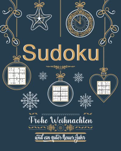 Weihnachts Sudoku: Frohe Weihnachten Rätsel mit...