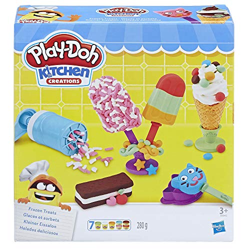 Hasbro Play-Doh E0042EU4 - Kleiner Eissalon Knete,...