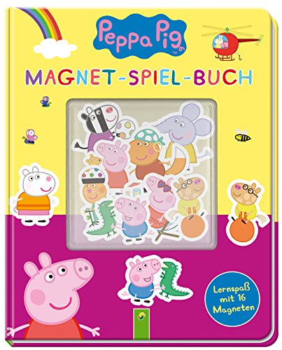 Peppa Pig Magnet-Spiel-Buch: Lernspaß mit 16...