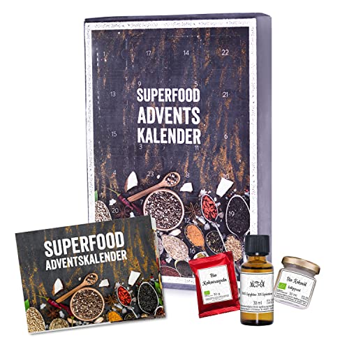 Adventskalender Superfoods, Modell 2020, MHD 06-21...