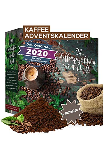 Adventskalender 2020 Kaffee gemahlene Bohnen I...