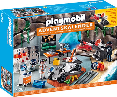 Playmobil Adventskalender 9263 Spy Team Werkstatt...